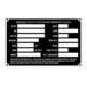 Custom anodized aluminum machine nameplate with engraved logo