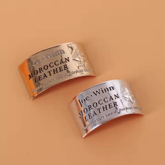 Luxury Metal Wine Label with Premium Finish