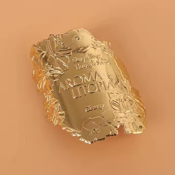 Luxury Metal Wine Label with Premium Finish