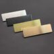 Custom Brushed Stainless Steel Blank Work ID Nameplates