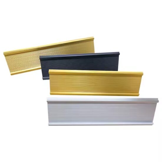 Custom blank engraved metal desk nameplate for office