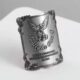 Custom Embossed Curved Aluminum Wine Label for Bottle Packaging