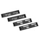 Etched stainless steel nameplate for machinery identification