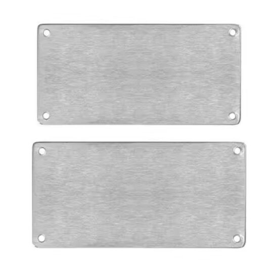 Blank Stainless Steel Metal Nameplate for Industrial Use