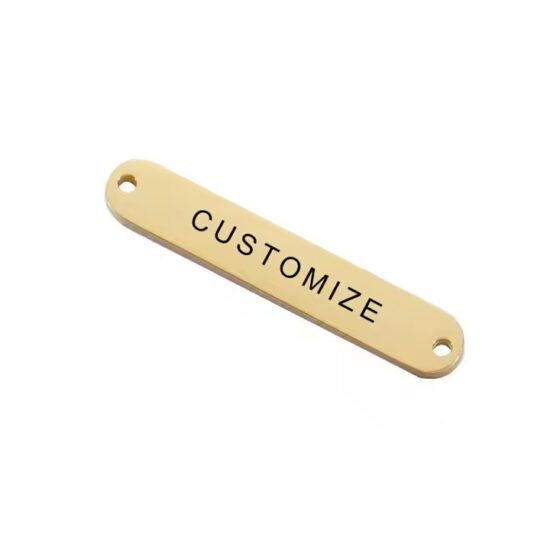 Custom Blank Aluminum Metal Labels for Laser Engraving

