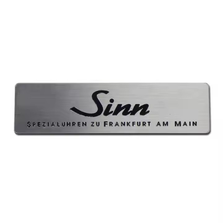 Custom Engraved Stainless Steel Logo Identification Metal Nameplate