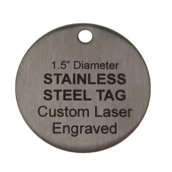 Custom Laser Engraved Metal Labels for Industrial and Branding Use