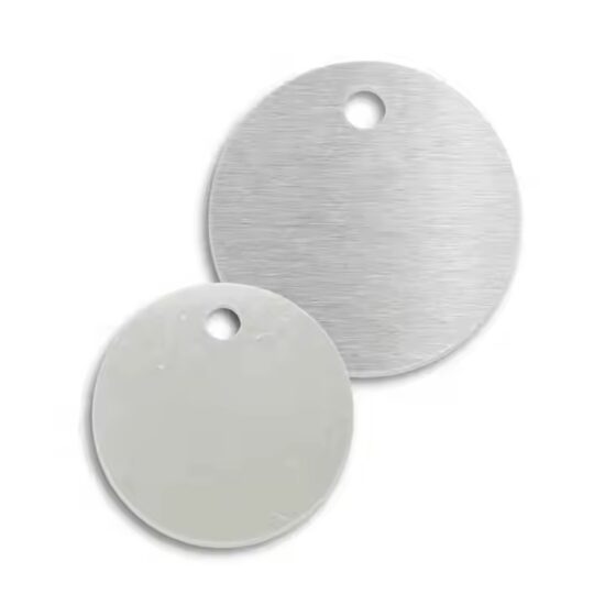 Custom Laser Engraved Metal Labels for Industrial and Branding Use