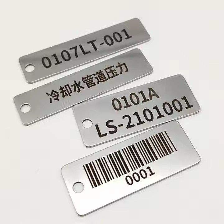 Custom Metal Labels for Pipe and Valve Identification