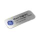 Custom Brushed Stainless Steel Metal Labels for Equipment