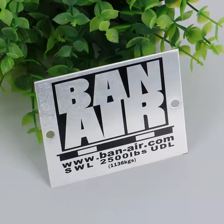 High Quality Engraved Metal Nameplate for Industrial Machinery
