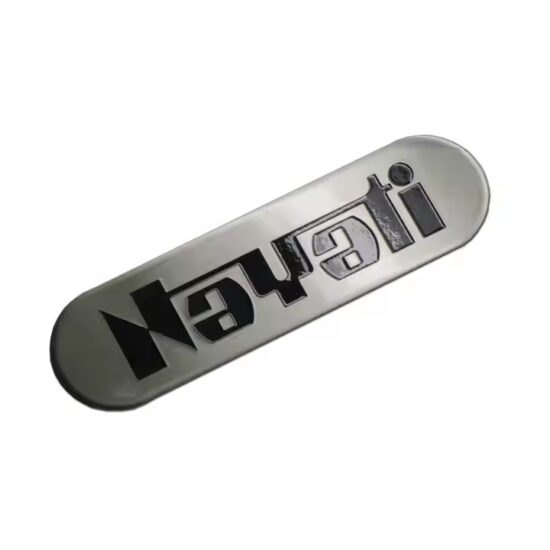 Custom Etched Stainless Steel Metal Nameplate for Industrial Equipment