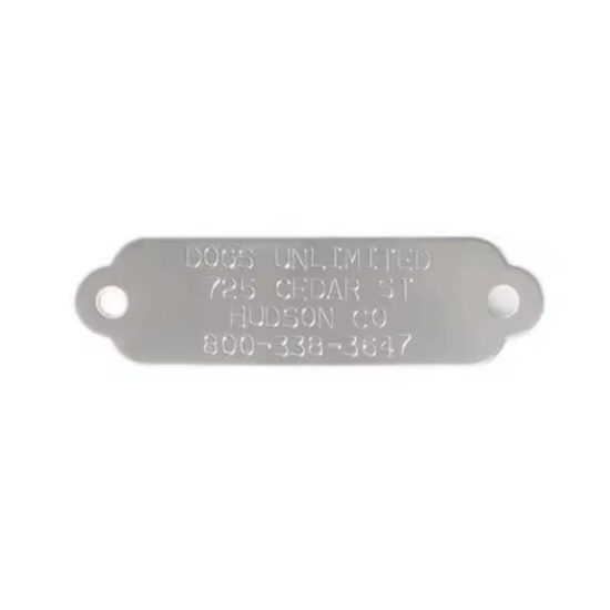 Custom Stainless Steel Machine Metal Labels for Equipment
