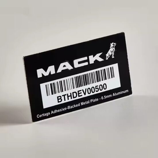Custom Laser Engraved Industrial Metal Labels