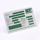 Custom metal nameplate for machinery and industrial equipment
