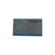 Custom engraved aluminum nameplate for industrial equipment