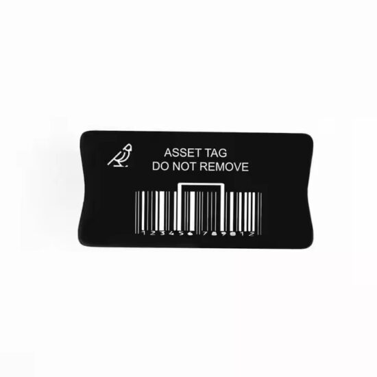 Custom waterproof metal barcode tags with etched serial numbers
