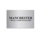 Custom adhesive laser engraved metal nameplate for equipmen