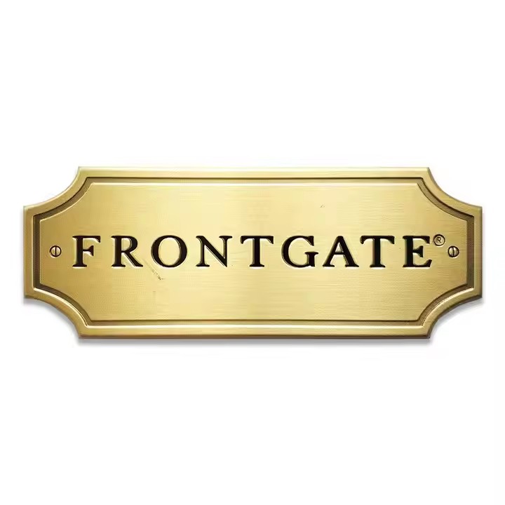 Custom stainless steel engraved logo metal nameplate