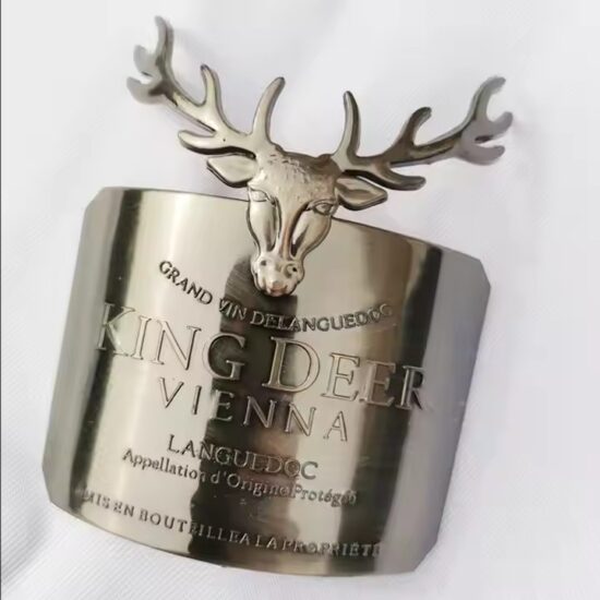Luxury Custom Aluminum Wine Label Manufacturer for Premium Bottles