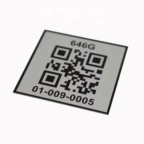 Durable Printed Metal Nameplate for Industrial Equipment