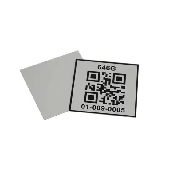 Durable Printed Metal Nameplate for Industrial Equipment