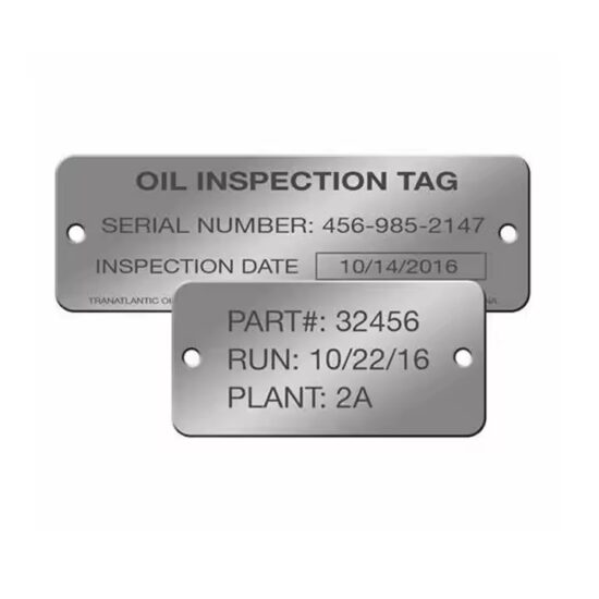 Custom Stainless Steel Metal Furniture Labels with Logo