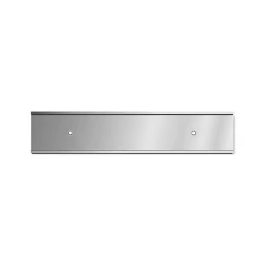 Custom engraved wall metal nameplate with company logo and name