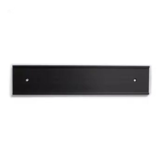 Custom engraved wall metal nameplate with company logo and name