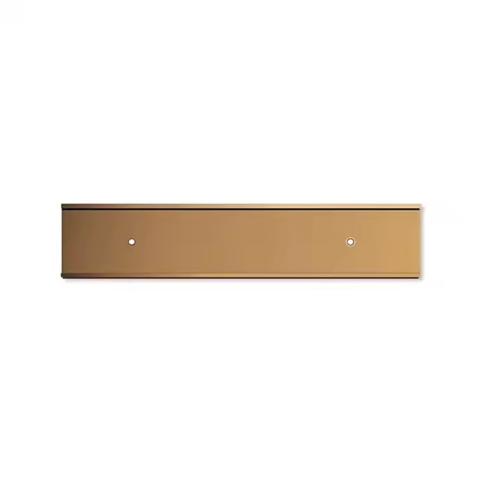 Custom engraved wall metal nameplate with company logo and name