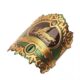 Custom embossed aluminum wine label for luxury bottle packaging
