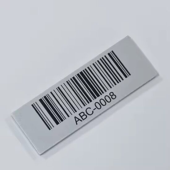 Wholesale custom barcode information self-adhesive metal tags