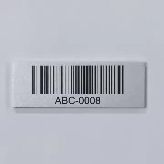 Wholesale custom barcode information self-adhesive metal tags
