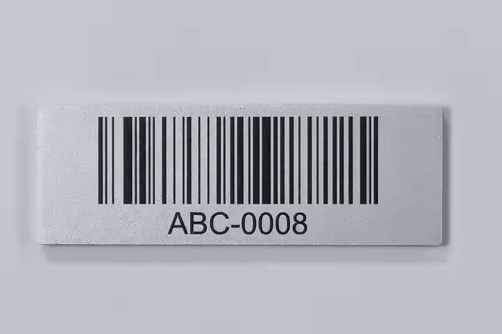 Wholesale custom barcode information self-adhesive metal tags