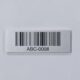 Wholesale custom barcode information self-adhesive metal tags