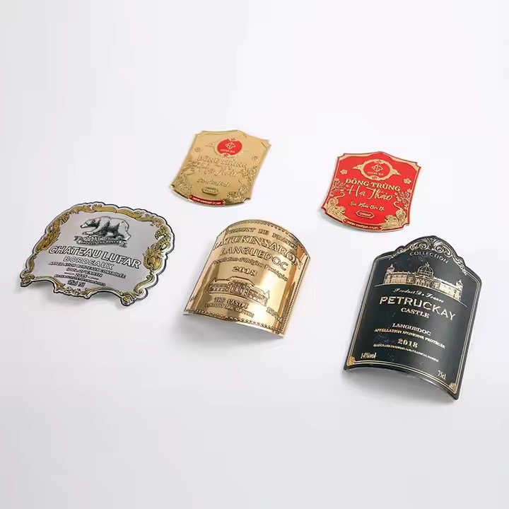 Custom Aluminum Wine and Champagne Bottle Labels